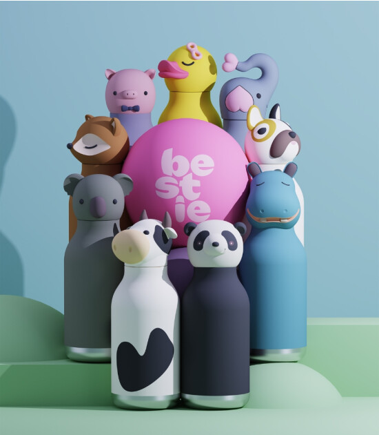 Asobu Bestie Bottle // JellyFish