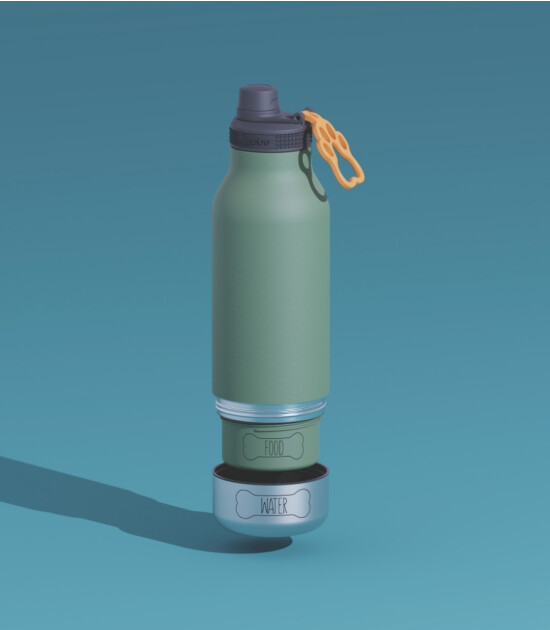Asobu Barky Bottle // Pastel Blue