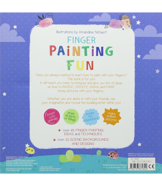 Auzou Publishing Finger Painting Fun