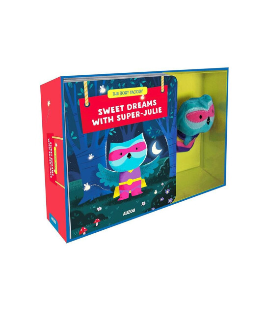 Auzou Publishing The Story Factory: Finger Puppet Book Sweet dreams with Super-Julie