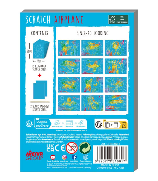 Avenir Kazıma Kartları // Airplane