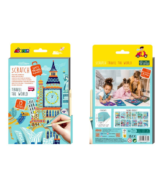 Avenir Kazıma Kartları - Mini // Travel the World