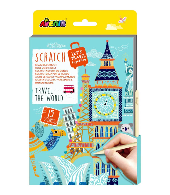 Avenir Kazıma Kartları - Mini // Travel the World