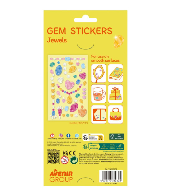 Avenir Sticker Gems - Mücevher // Jewels