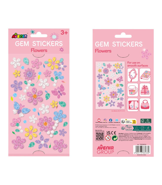 Avenir Sticker Gems - Mücevher // Flower