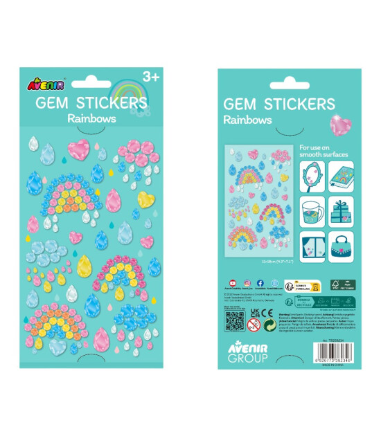 Avenir Sticker Gems - Mücevher // Rainbows