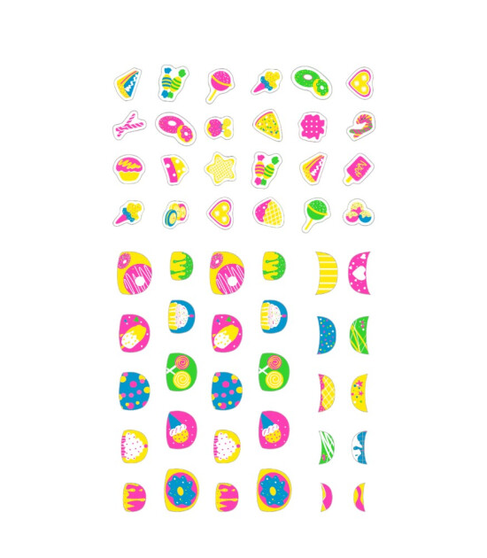 Avenir Tırnak &Ccedil;ıkartmaları // Floresan Cookie