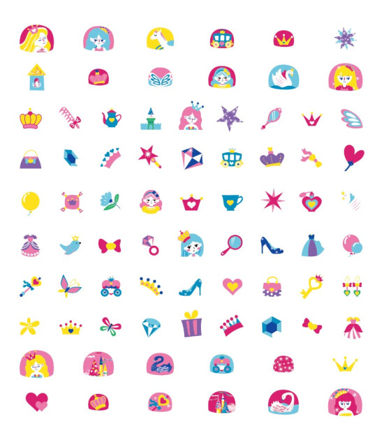 Avenir Tırnak Çıkartmaları - Simli // Princess