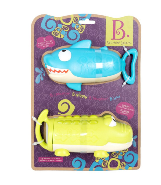 B.toys  Eğlenceli Su Tabancası Timsah ve Köpek Balığı