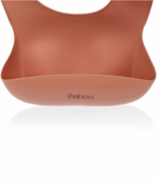 Baboo Silikon Mama Önlüğü / Salmon (Somon)