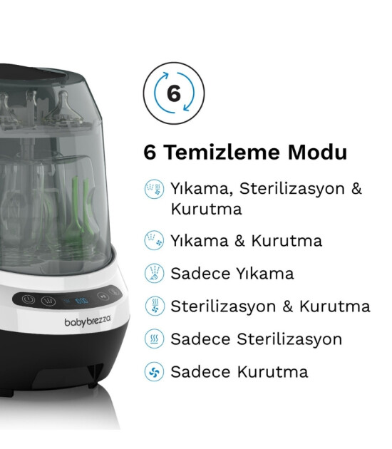 Baby Brezza Bottle Washer Pro Biberon Yıkayıcı - Kurutucu - Sterilizat&ouml;r