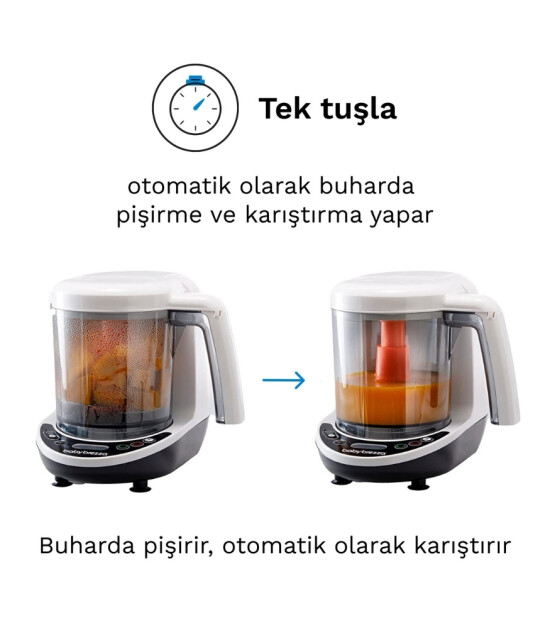 Baby Brezza Food Maker Deluxe Buharlı Pişirici & Blender