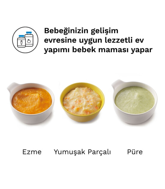 Baby Brezza Food Maker Deluxe Buharlı Pişirici & Blender