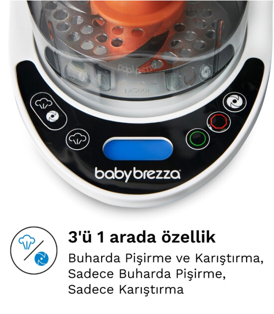 Baby Brezza Food Maker Deluxe Buharlı Pişirici & Blender