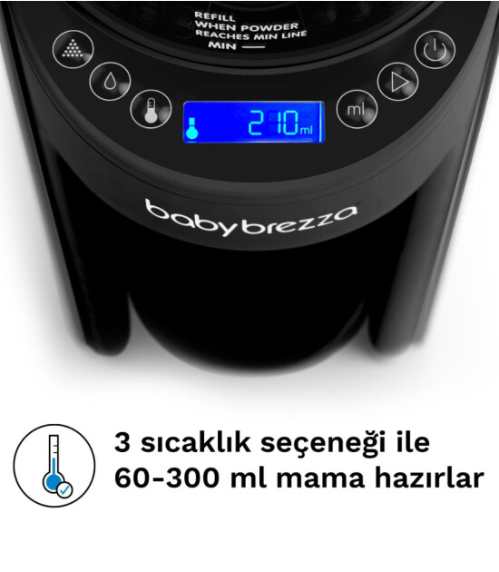Baby Brezza Formula Pro Advanced Otomatik Bebek Maması Yapma Makinesi // Siyah