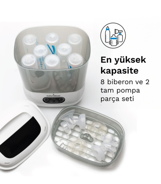 Baby Brezza Sterilizer Dryer Advanced 3'&uuml; 1 Arada Buharlı Sterilizat&ouml;r & Kurutucu