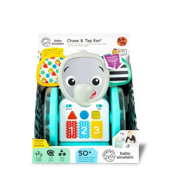 Baby Einstein Chase & Tap Emekleme Oyuncağı Fil Earl