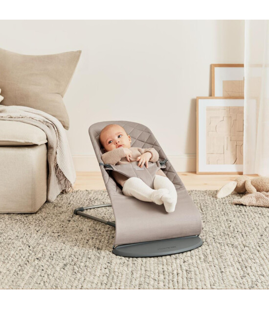 Babybjörn Balance Bliss Cotton Oyuncaklı Ana Kucağı // Sand Grey