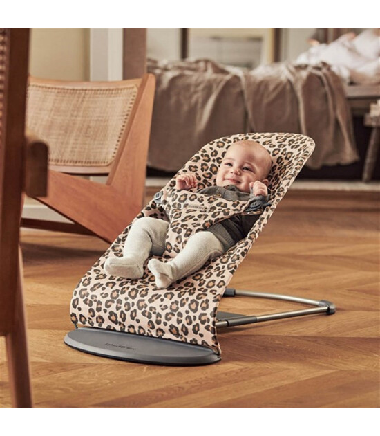 Babybjörn Bliss Cotton Oyuncaklı Ana Kucağı // Beige Leopard