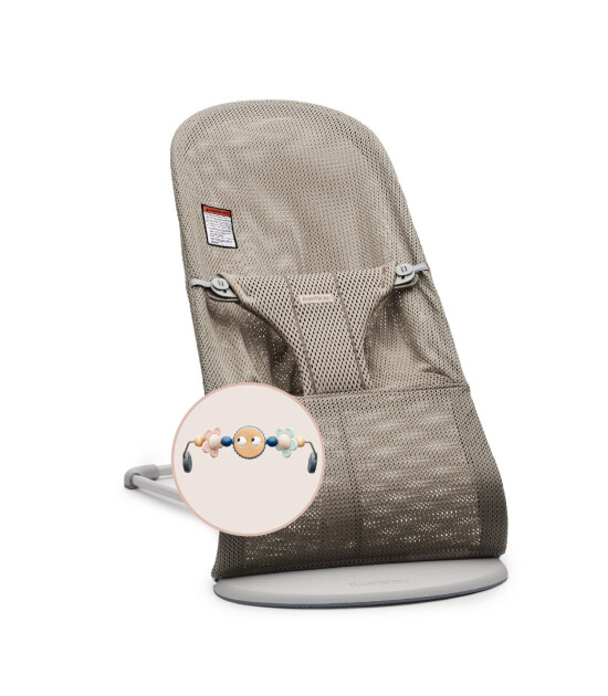 Babybjörn Bliss Mesh Oyuncaklı Ana Kucağı // Grey Beige