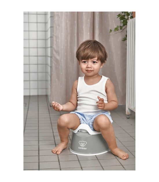 Babybjörn Tuvalet Eğitici Oturak Smart Potty // Powder Grey