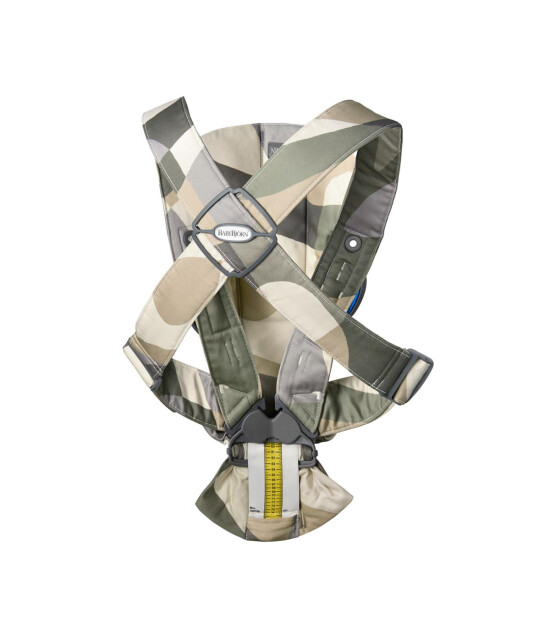 BabyBjörn Kanguru Mini 3D Cotton Print // Khaki Green