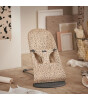 Babybjörn Bliss Woven Print Oyuncaklı Beige Ana Kucağı // Dark Grey