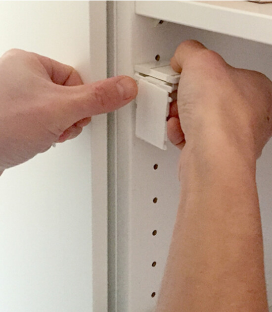 BabyDan Bebek ve &Ccedil;ocuklar İ&ccedil;in Mıknatıslı Dolap Kilidi // Beyaz