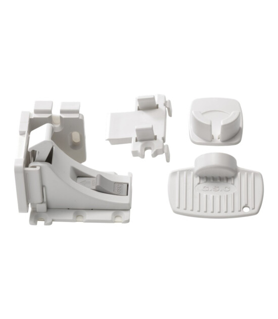 BabyDan Bebek ve &Ccedil;ocuklar İ&ccedil;in Mıknatıslı Dolap Kilidi // Beyaz