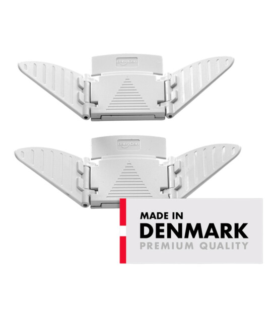 BabyDan Bebek ve &Ccedil;ocuklar İ&ccedil;in S&uuml;rg&uuml;l&uuml; Dolap Kilidi // Beyaz