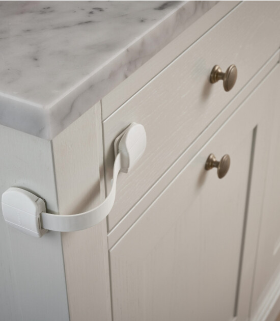 BabyDan &Ccedil;ok Ama&ccedil;lı Bebek ve &Ccedil;ocuk G&uuml;venlik Kilidi // Beyaz