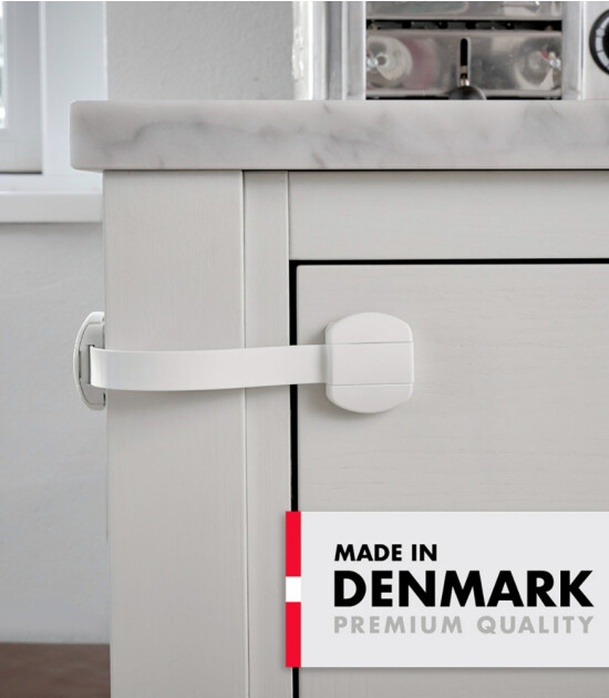 BabyDan &Ccedil;ok Ama&ccedil;lı Bebek ve &Ccedil;ocuk G&uuml;venlik Kilidi // Beyaz