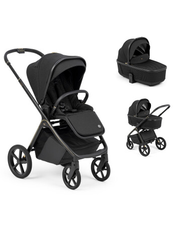 Bagi Heritage Portbebeli Set Bebek Arabası Black