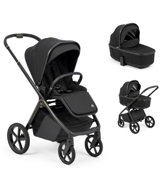 Bagi Heritage Portbebeli Set Bebek Arabası Black