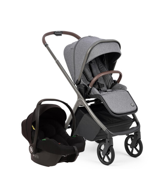 Bagi Heritage Black Cosmo Travel Bebek Arabası // Grey