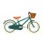 Banwood Classic Vintage Bisiklet // Yeşil
