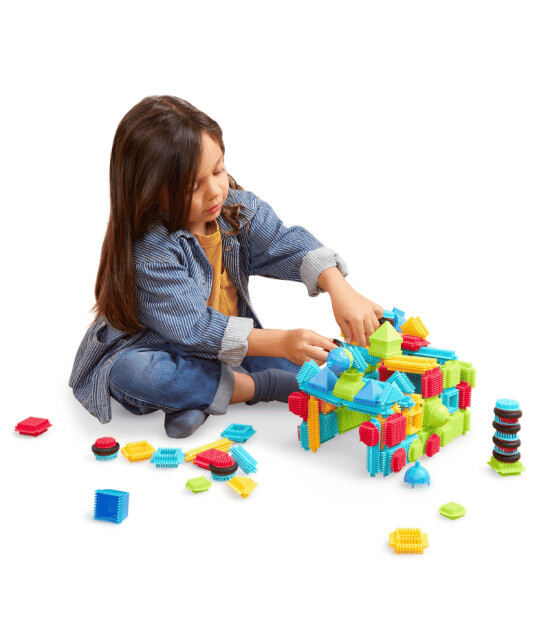 Battat Bristle Blocks Yapı Oyuncakları - Basic Builder Set - 112 Par&ccedil;a