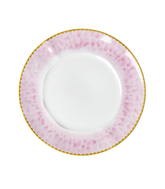 Rice Porselen Yemek & Tatlı Tabağı -Bubblegum