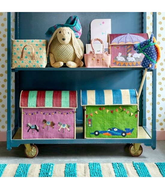 Rice Rafya Dekoratif Kutu - Carousel