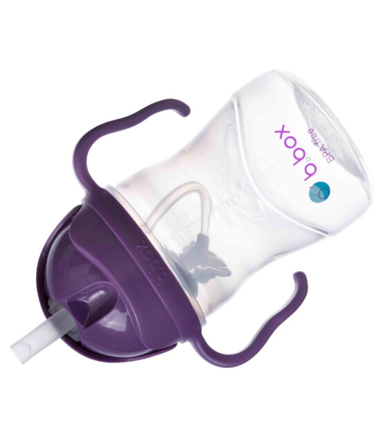 Bbox Tıklama Uçlu Kilitli Pipetli Alıştırma Bardağı // Mor