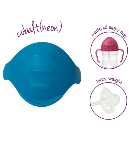 Bbox Tıklama U&ccedil;lu Kilitli Pipetli Alıştırma Bardağı // Kobalt Mavisi