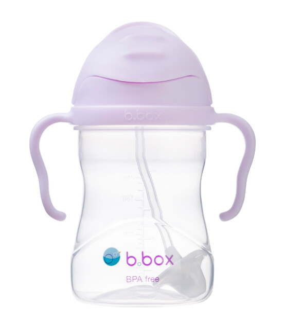 Bbox Tıklama Uçlu Kilitli Pipetli Alıştırma Bardağı // Lila