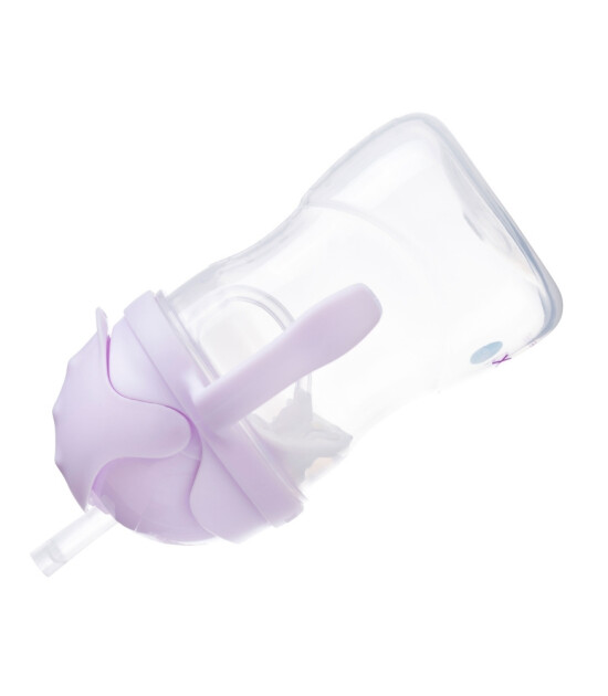 Bbox Tıklama Uçlu Kilitli Pipetli Alıştırma Bardağı // Lila