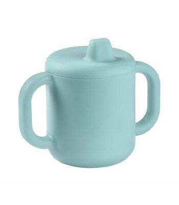 Beaba Kulplu Silikon Öğrenme Suluk // Blue
