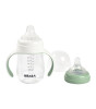 Beaba Kulplu Cam Biberon (210 ml) // Sage Green