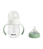 Beaba Kulplu Cam Biberon (210 ml) // Sage Green