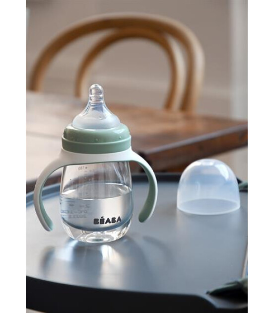 Beaba Kulplu Biberon (210 ml) // Sage Green