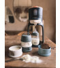 Beaba Süt Tozu Kutusu ve Atıştırmalık Kap Seti // Mineral Grey - Blue