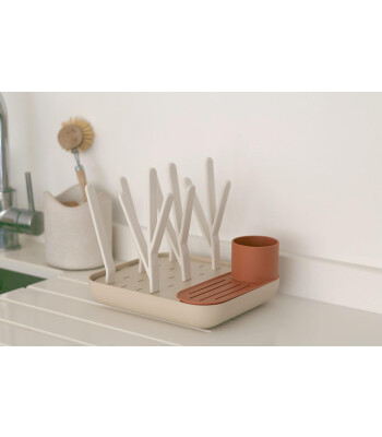 Beaba Forest Biberon Kurutma Standı // Terracotta - Clay