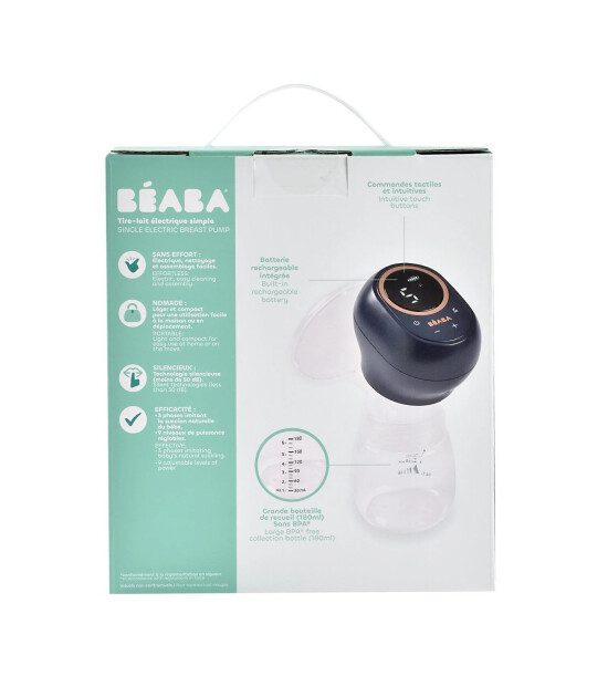 Beaba Tekli Elektrikli G&ouml;ğ&uuml;s Pompası // Night Blue